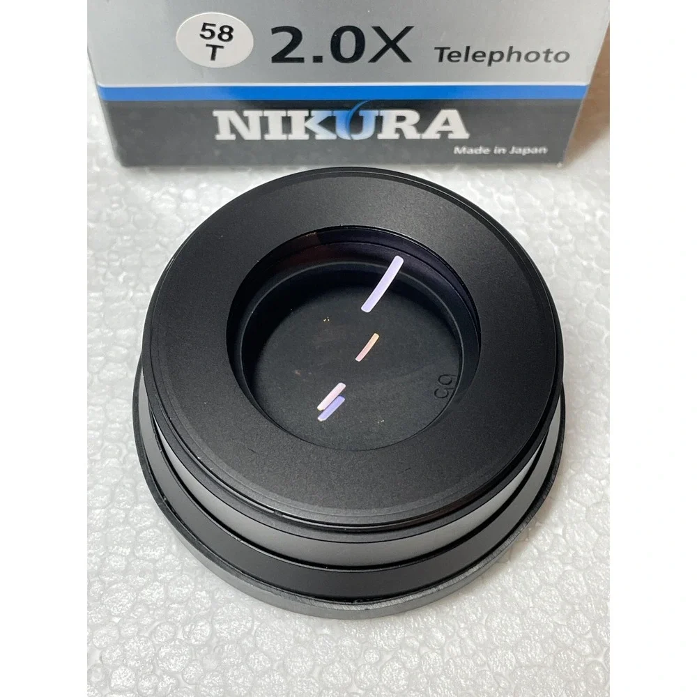 Nikura‎ Lens 58 mm mount 0.5X Wide Angle + 2.0X Telephoto For Digital Camera